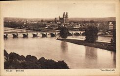 CPA Tours vue generale 