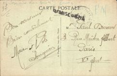 CPA Tours I et L le Musee et le Square Descartes 