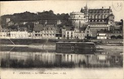 CPA Amboise le Chateau et les Quais 