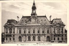 CPA Tours I et L l'Hotel de Ville Laloux architecte 