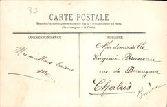 CPA Tours le Grand Pont et le Square de Descartes 