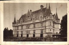 CPA Azay le Rideau Facade Meridionale du Chateau 