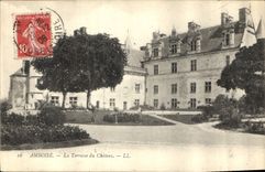 CPA Amboise la Terrasse du Chateau 