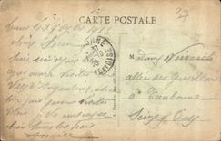 CPA Tours I et L vue panoramique prise a 800 d