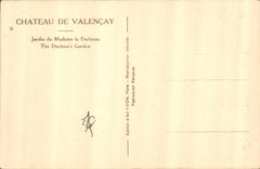 CPA Chateau de Valencay Jardin de Madame la duchesse