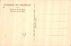 CPA Chateau de Valencay Galerie du Premier Etage 