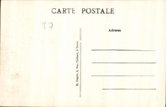 CPA Amboise I et L le Chateau Cote Nord Ouest Tour des Cavallers et Balcon en fer Forge ou furent pe