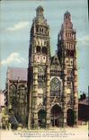CPA Tours Cathedrale St Gatien 