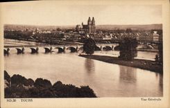 CPA Tours vue generale 