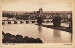 CPA Tours vue generale 