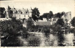 CPA Mont Resor vue d'ensemble du chateau et des Vieilles Tours les bords de l'Indre 