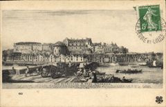 CPA Vue du Chateau Royal d'Amboise 