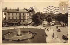 CPA Tours I et L la Place Jean Jaures et l'Avenue de Grammont 