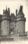 CPA Langeais l'Entree du Chateau le Pont Levis 