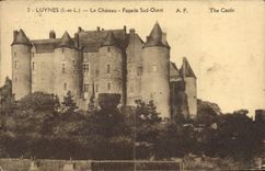 CPA Luynes I et L le Chateau Facade Sud Ouest 