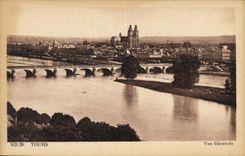 CPA Tours vue generale 