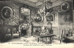 CPA Montresor I et L le Chateau XV et XVI siecle le petit Salon 
