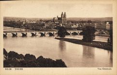 CPA Tours vue generale 