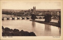 CPA Tours vue generale 