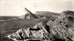 CPA Cote d'Azur la Ciotat le Bec de l'Aigle vu de l'ile Verte 