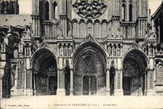 CPA Cathedrale de Chartres E et I Portail Sud 