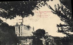 CPA Les Basses Pyrenees Pau le Chateau Henri IV vue du Parc 