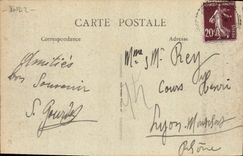 CPA La Savoie lac d'Annecy les Chateaux d'Here XV siecle de Duingt Talloires et les dents de Lanfon 
