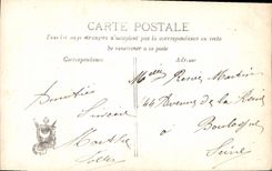 CPA Le Porte Bonheur Femme