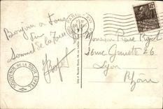 CPA Paris la Tour Eiffel prise du Trocadero 