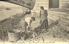 REPRO Scenes Parisienne Tondeur de Chiens la Tollette apres la Toure 
