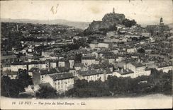 CPA Le Puy vue prise du Mont Ronzon 
