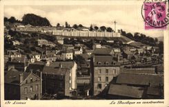 CPA Lisieux La Basilique en construction 