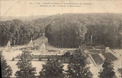 CPA Saint Cloud Emplacement du Chateau Bassins du fer a Cheval et Saint Jean 