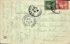 CPA Grenoble Panorama de la Tronche et la Chaine des Alpes 