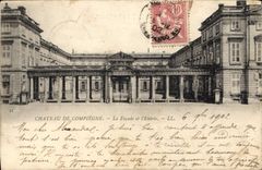 CPA Chateau de Compiegne La Facade et l'Entree 