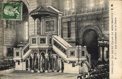 CPA Basilique du Sacre Coeur de Montmartre Vue d'Ensemble de la Chaire 