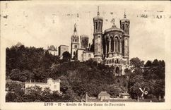 CPA Lyon Abside de Notre Dame de Fourviere 