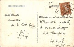 CPA Cannes Vue a travers les Pins 