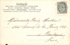 CPA Voeux de Bonheur Fleurs