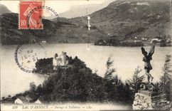 CPA Lac d'Annecy Duingt et Talloires 