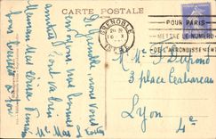 CPA Grenoble Vue generale L'Isere et les Alpes 