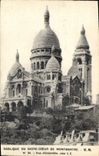 CPA Basilique du Sacre Coeur de Montmartre Vue d'Ensemble 