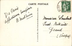 CPA Paris Vue sur le Louvre et le Carrousel