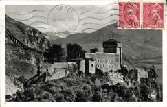 CPA Pyrenees Ocean Lourdes Le Fort et la Vallee d'argrles 