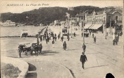 CPA Marseille La Plage du Prado 