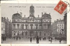 CPA Lyon L'Hotel de Ville Place des Terreaux 