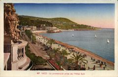 CPA Nice La Promenade prise de l'Hotel Ruhl 