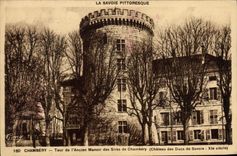 CPA Chambery Tour de l'Ancien Manoir des Sires de Chambery 
