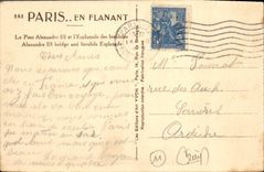 CPA Paris en Flanant Le Pont Alexandre III et l'Esplanade des Invalides 