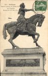 CPA Orleans Statue equestre de Jeanne D'Arc 